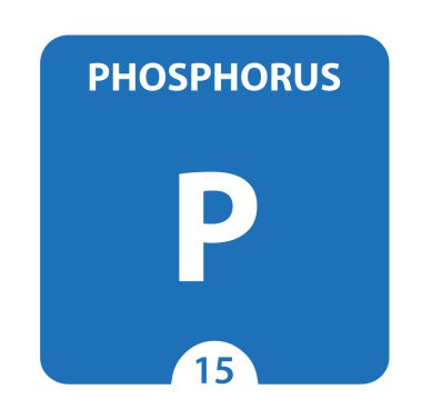 Phosphorus Chemical 15 element of periodic table. Molecule And C clipart