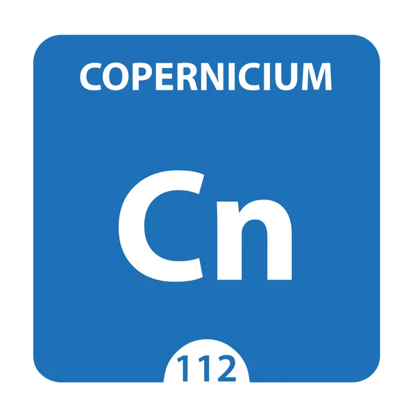 Copernicium Chemical 112 elemento de tabela periódica. Molécula e — Fotografia de Stock