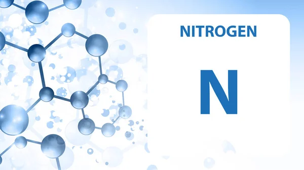 Nitrogen 7 element. Alkaline earth metals. Chemical Element of M