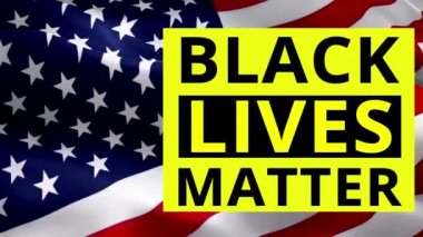 Siyahların Yaşamı Önemi BLM Amerika Birleşik Devletleri - hareket, şiddet içermeyen sivil itaatsizliği protesto etmek ve polis şiddeti olaylarını protesto etmek. Birleşik Devletler Siyahi Yaşamları Önemli