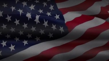Amerika Birleşik Devletleri bayraklı video gradyanı sallıyor. Amerikan Bayrağı Kapanıyor. ABD Bağımsızlık Günü bayrağı, 4 Temmuz Amerikan Bayrağı 1080 poundluk full HD görüntüler sallıyor. ABD Video Haberleri