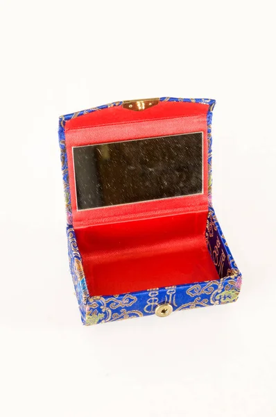 Chinese Vanity Mirror Box on a White Background