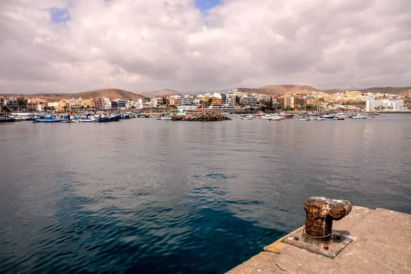 Landschaft Aus Spanischer Sicht Arguineguin Gran Canaria Tropische Vulkanische Kanarische — Stockfoto