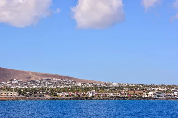 Spagnolo Panorama Lanzarote Isole Canarie Tropicali Spagna — Foto Stock