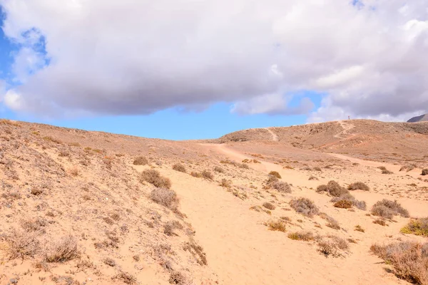 Spaans Uitzicht Landschap Papagayo Playa Blanca Lanzarote Tropische Vulkanische Canarische — Stockfoto