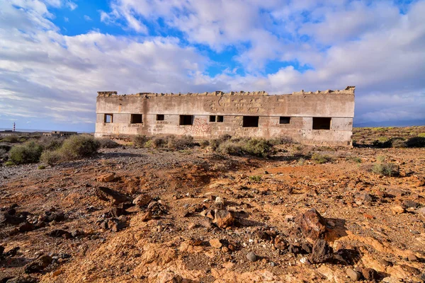 Verlaten Gebouwen Van Een Militaire Basis Tenerife Canarische Eilanden Spanje — Stockfoto