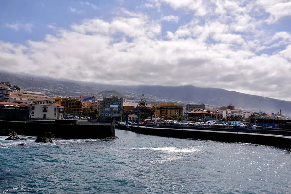 Blick Auf Puerto Cruz Teneriffa Kanarische Inseln Spanien — Stockfoto