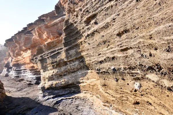 Photo Magnifique Vue Sur Côte Océan Montana Amarilla Tenerife — Photo