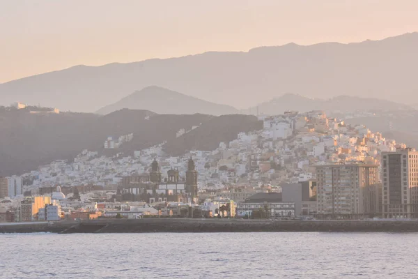 Spanische Landschaft Auf Gran Canaria Tropische Vulkanische Kanarische Inseln Spanien — Stockfoto