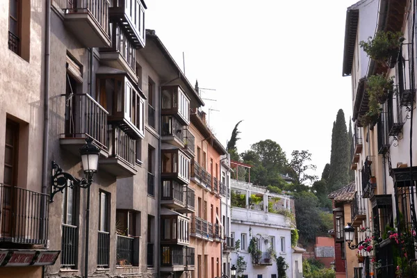 Uitzicht Historische Stad Granada Andalusië Spanje — Stockfoto