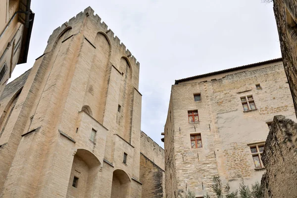 Avignon Provence Vista Para Cidade Palácio Dos Papas — Fotografia de Stock