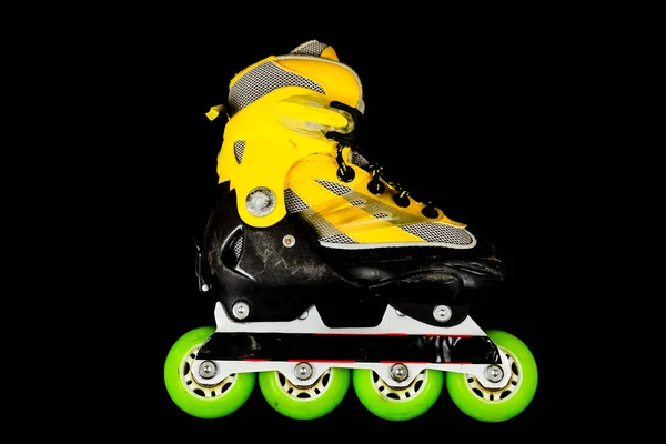 Inline Vintage Colored Plastic Skating Skate Boot — Stock Photo, Image
