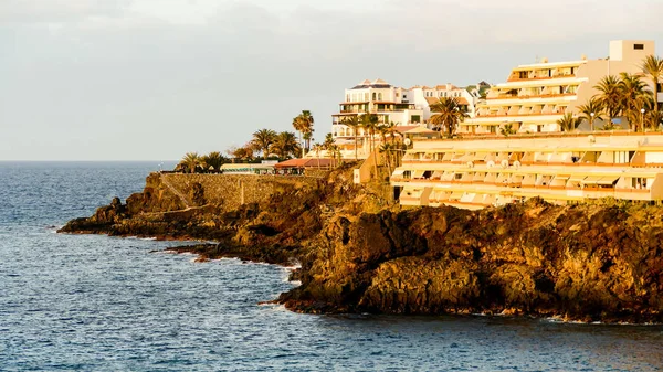 Fotografie Pohled Krásné Pobřeží Oceánu Montana Amarilla Tenerife — Stock fotografie