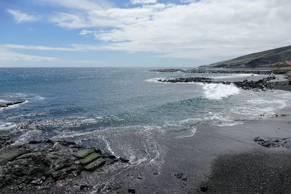 Foto Van Prachtige Oceaan Kust Uitzicht Tenerife — Stockfoto