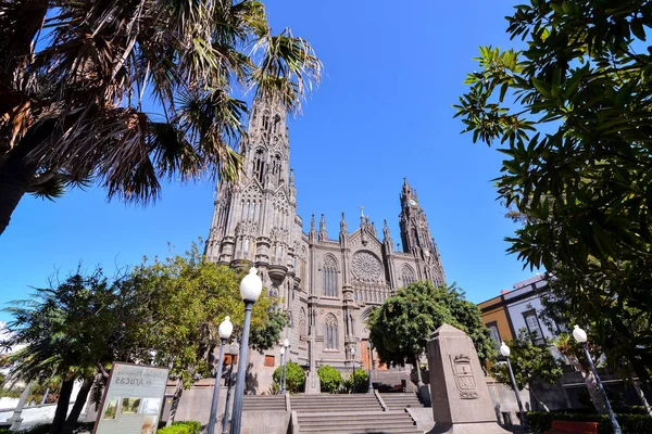 Kathedraal Van Arucas Kerk Van San Juan Bautista Gran Canaria — Stockfoto