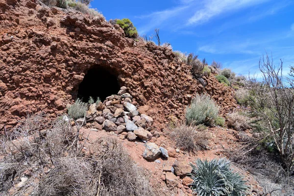 Wüstental Fuße Des Vulkans Teide Auf Teneriffa Kanarische Inseln Spanien — Stockfoto