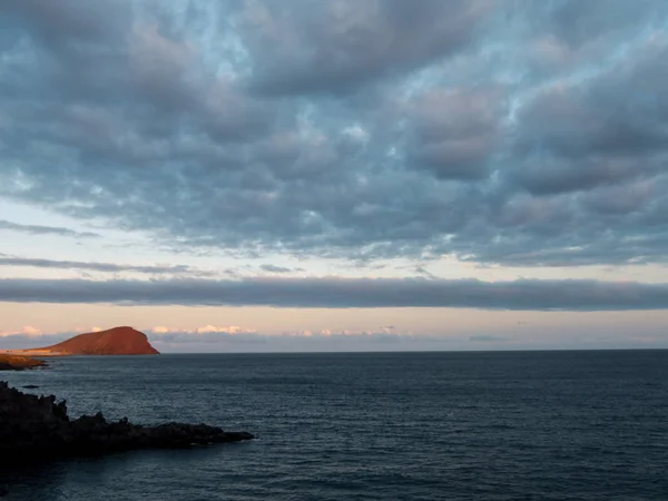 Atardecer Océano Atlántico Tenerife Islas Canarias España — Foto de Stock