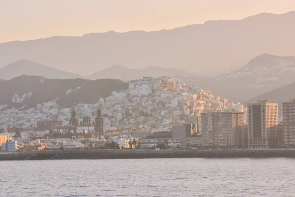 Spanische Landschaft Auf Gran Canaria Tropische Vulkanische Kanarische Inseln Spanien — Stockfoto