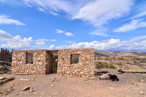 Widok Pustynię Tabernas Prowincji Almeria Hiszpanii — Zdjęcie stockowe