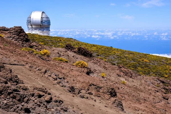 Foto Telescópio Observatório Astronômico Científico Moderno — Fotografia de Stock