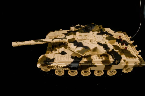 Dünya Savaşı Ndan Kalma Bir Alman Tankının Ölçekli Modeli — Stok fotoğraf