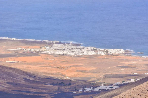 Spanish View Landscape Tropical Volcanic Canary Islands Spain — Stock Photo, Image