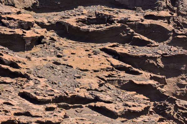 Fondo Textura Roca Basáltica Lava Seca —  Fotos de Stock