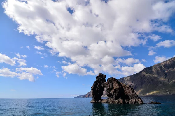 Hierro Kanarya Adaları Ndaki Roque Bonanza Plajı Spanya — Stok fotoğraf