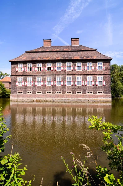 Antiguo Castillo Antiguo Europeo Westfalia Alemania — Foto de Stock