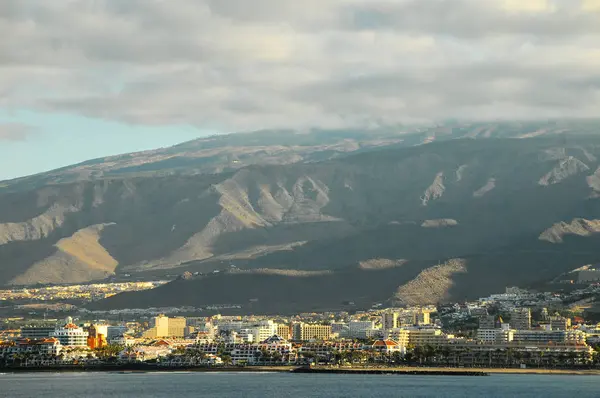 Blick Auf Teneriffa Südkanarische Inseln Vom Ozean Aus — Stockfoto