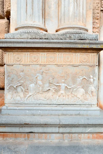 Foto Uma Bela Textura Relevo Bas Granada — Fotografia de Stock