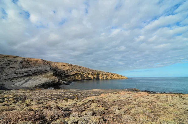 Formación Basáltica Roca Volcánica Canarias — Foto de Stock