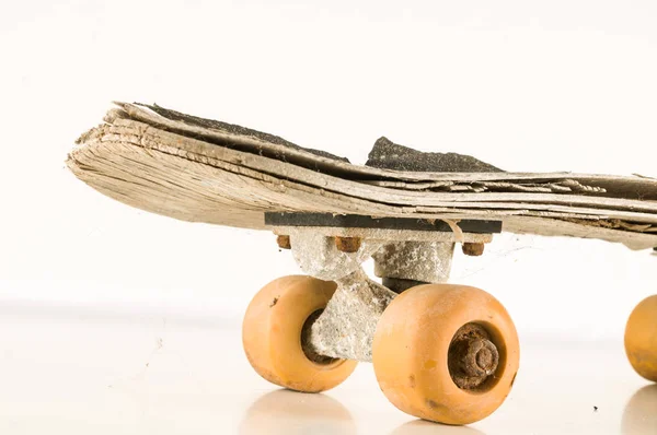 Foto Van Een Vintage Style Concued Skateboard Achtergrond — Stockfoto