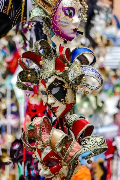 嘉年华面具在威尼斯 美丽的照片数码照片 — 图库照片