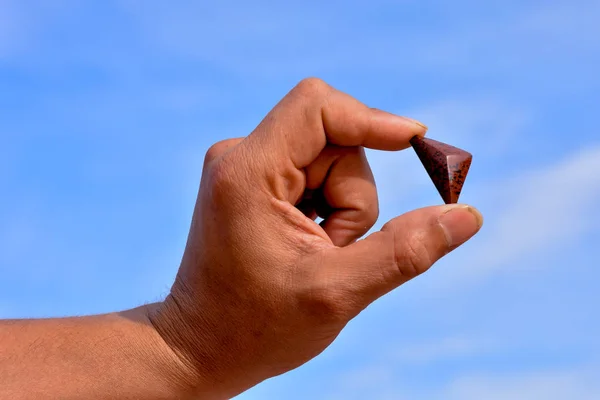 Foto Van Semi Kostbare Steen Juweel — Stockfoto