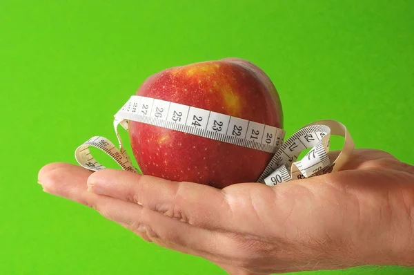 Äpple Handen Vackra Foto Digital Bild — Stockfoto