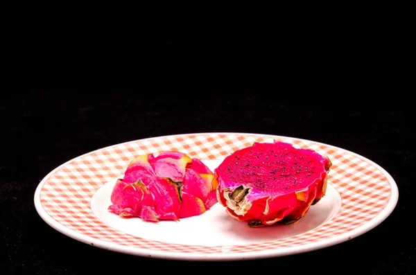 Pitaya Lub Dragon Fruit Dojrzałe Świeże Tropikalne Jedzenie — Zdjęcie stockowe