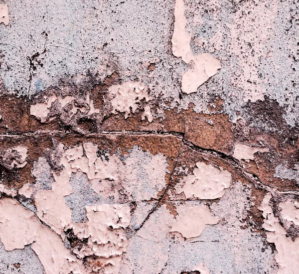 Старая Погодная Пилинг Белая Стена Фон Текстура — стоковое фото