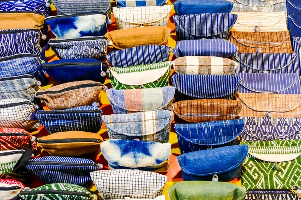 Kleurrijke Tassen Markt Mooie Foto Digitale Foto — Stockfoto