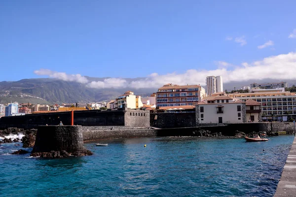 Pohled Kanárské Ostrovy Puerto Cruz Španělsko — Stock fotografie