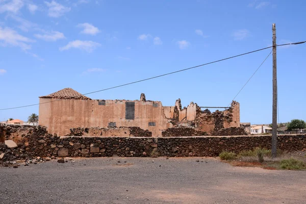 Extérieur Une Maison Abandonnée Aux Îles Canaries Espagne — Photo