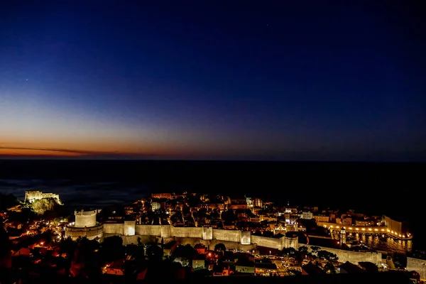 Город Ночью Красивые Цифровые Фотографии — стоковое фото