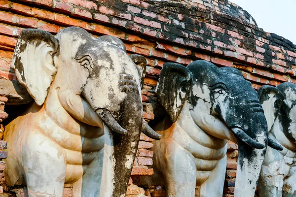 Posąg Tajskiej Świątyni Piękne Zdjęcie Cyfrowe — Zdjęcie stockowe