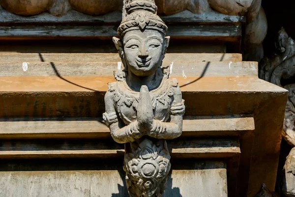Estatua Templo Foto Hermosa Foto Digital —  Fotos de Stock
