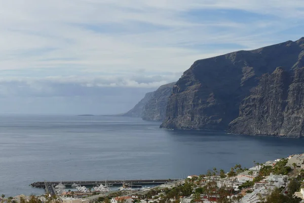 Photo Picture Beautiful Ocean Coast View Los Gigantes Tenerife — Stock Photo, Image