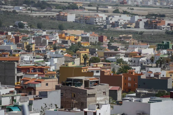 Camella Los Cristianos Tenerife Kanarya Adaları Ndaki Koloni Modern Binalarının — Stok fotoğraf