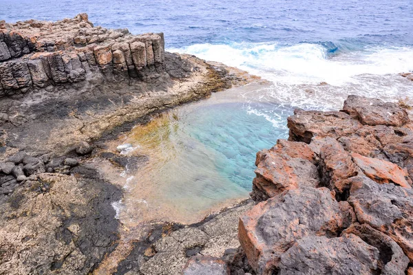 Spagnolo Panorama Caleta Fuste Isole Canarie Tropicali Spagna — Foto Stock