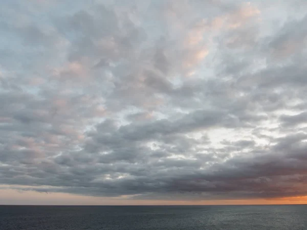 Atardecer Océano Atlántico Tenerife Islas Canarias España — Foto de Stock