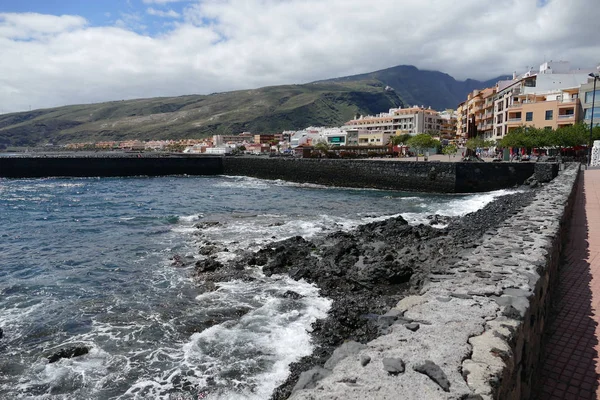 Fotografie Pohled Tenerife Krásného Pobřeží Oceánu — Stock fotografie