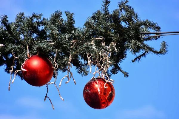 Eski Vinatge Noel Dekorasyonunun Fotoğrafı — Stok fotoğraf